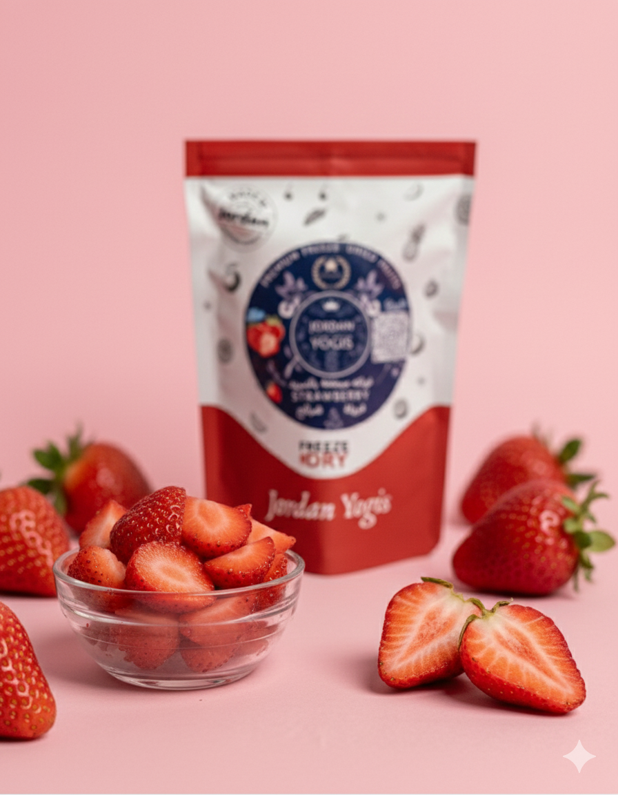 شيبس الفراولة شرائح