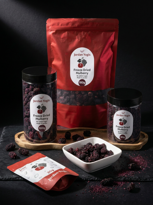 Premium Freeze-Dried Local Mulberries | توت بلدي مجفف بالتبريد
